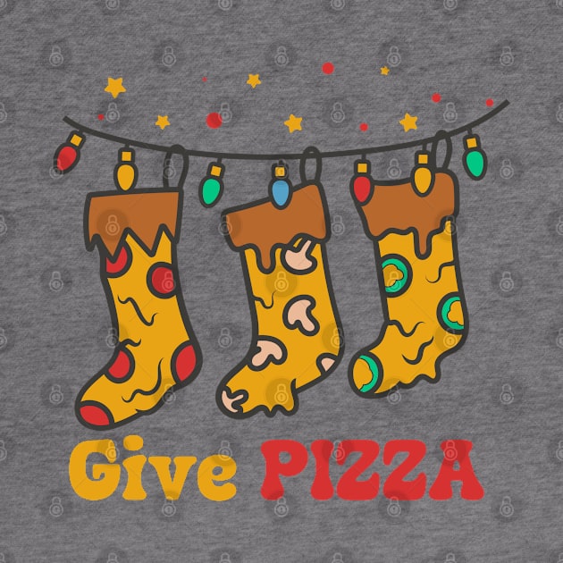 pizza christmas, give pizza by dadan_pm